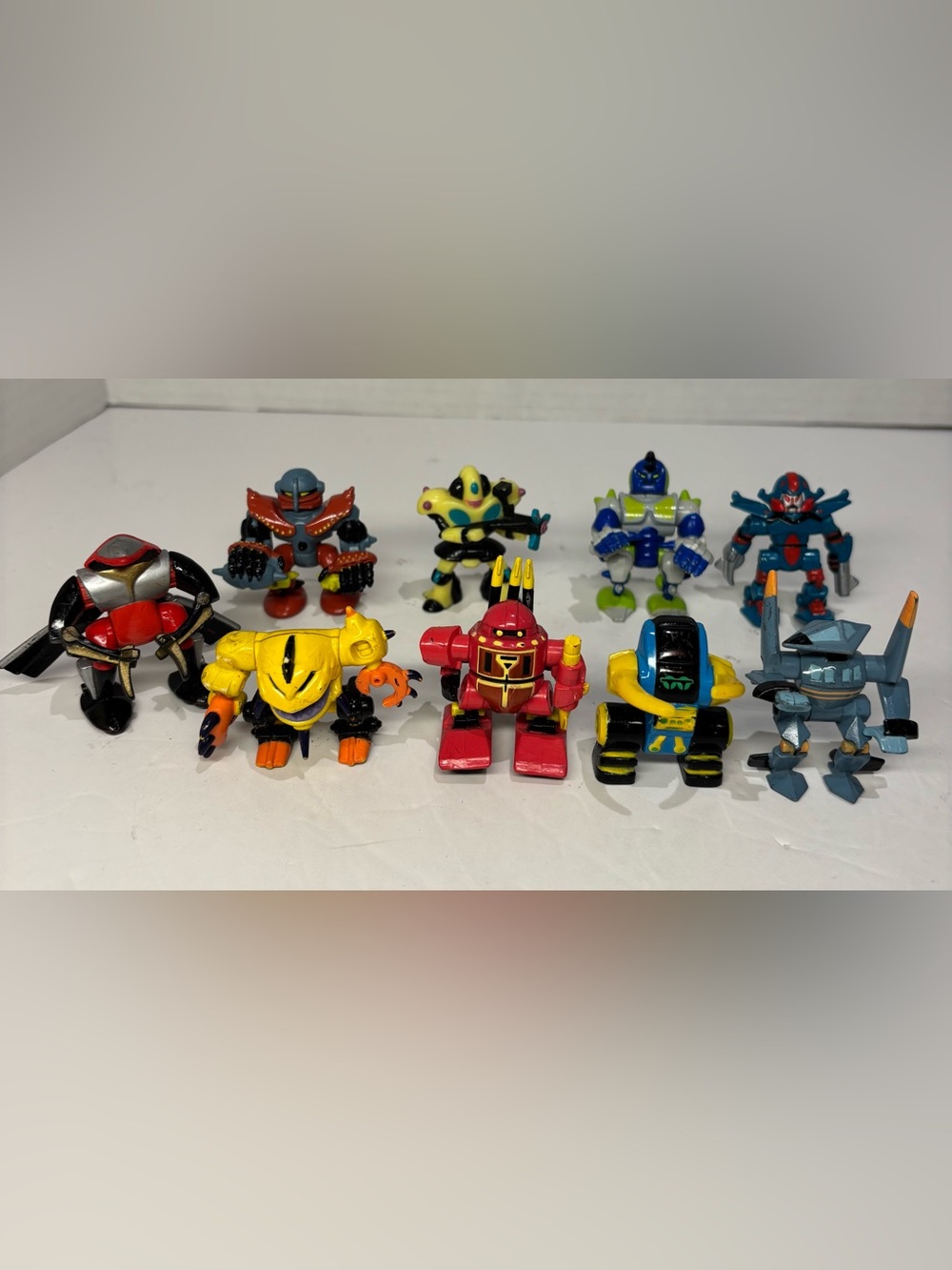 GALOOB Micro Machines Z-Bots Vintage 1990s Lot of 9 Robot Figures Rare Zbots